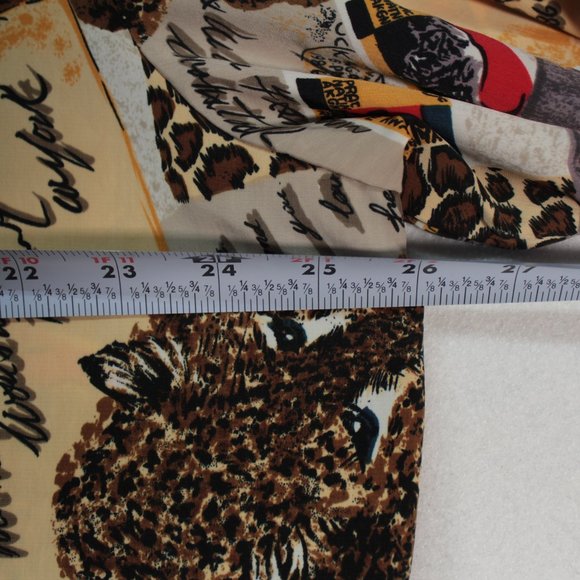 Vintage S. G. Sport Collection Top Women's 1X Busy All Over Print Blouse - Picture 10 of 15